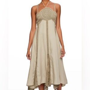 JONATHAN SIMKHAI THE KNOX CROCHET MIDI DRESS SZ XS MSRP $895